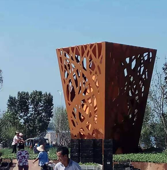管城回族耐候钢板雕塑
